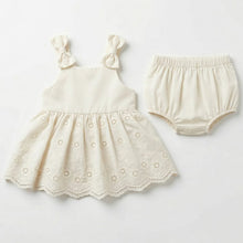Load image into Gallery viewer, Baby Girls Anglaise Top & Bloomers Set