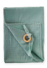 Load image into Gallery viewer, Large Muslin Blanket With Teething Ring | More Colours