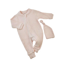 Load image into Gallery viewer, Baby Zip All in One &amp; Hat Set
