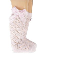 Load image into Gallery viewer, Baby Knee High Lace Socks
