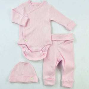 Newborn 3 Piece Cotton Baby Set |  More Colours