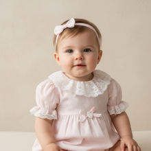 Load image into Gallery viewer, Pink Baby Girls Romper
