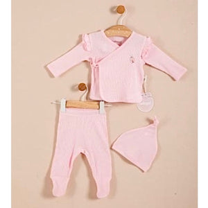 3 Piece Organic Cotton Baby Set | More Colours