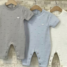 Load image into Gallery viewer, Short Sleeve Cotton Knit Romper
