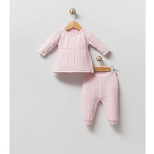 Load image into Gallery viewer, Organic Cotton Knit Baby Set | Pink
