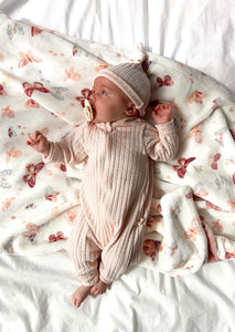 Baby Zip All in One & Hat Set