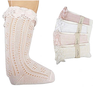 Baby Girls Bow Knee High Socks