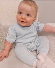 Load image into Gallery viewer, Short Sleeve Cotton Knit Romper
