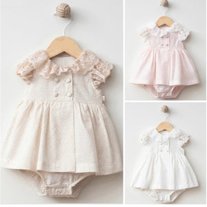 Vintage Style Baby Dress | Pink