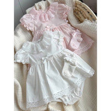 Load image into Gallery viewer, Pink Baby Girls Romper Dress
