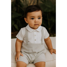 Load image into Gallery viewer, Baby Boys Romper | Khaki Grey

