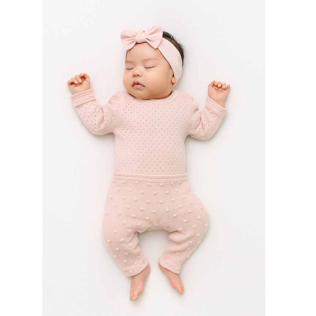 Cotton Knit Romper | More Colours