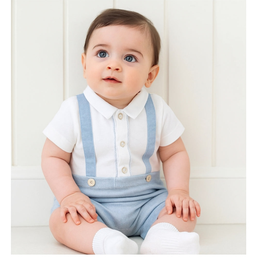 Baby Boys Romper | Blue