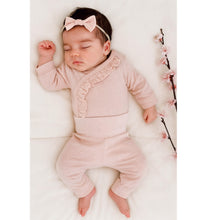 Load image into Gallery viewer, Pink Organic Cotton Baby Girls 2 Piece Set
