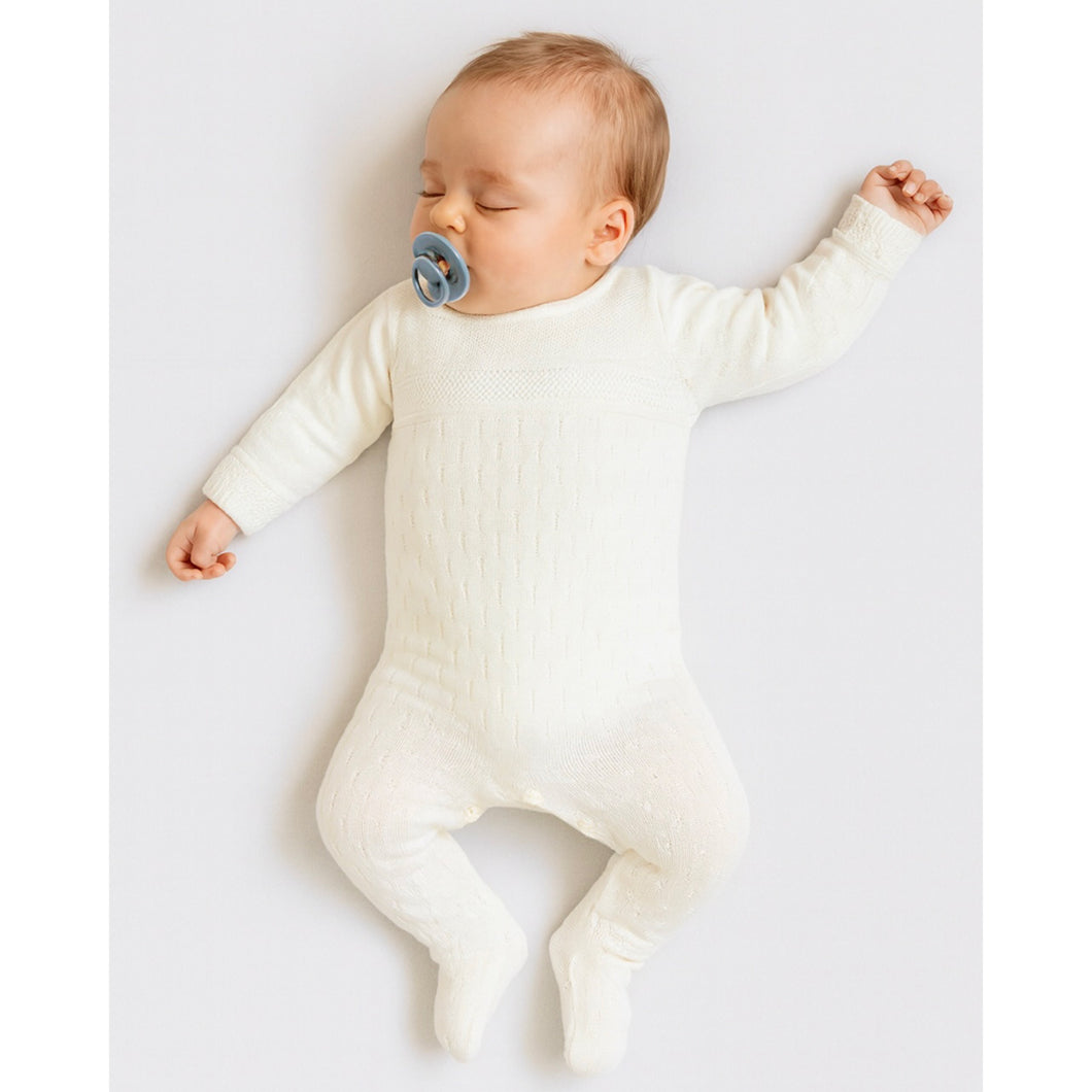 Unisex Knitted Baby Onesie