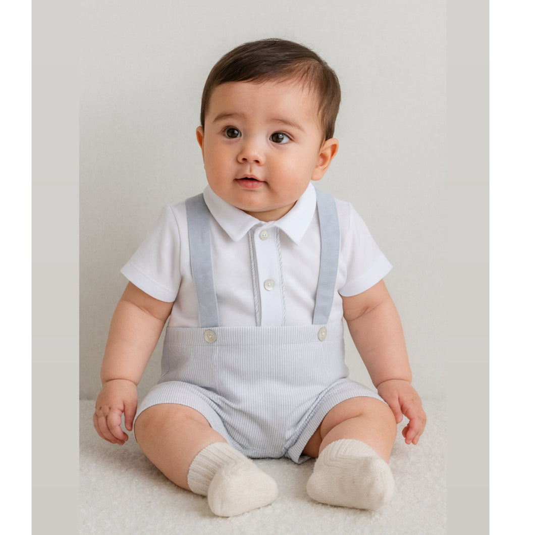 Baby Boys Romper | Grey