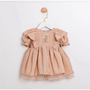 Dark Beige Party Dress