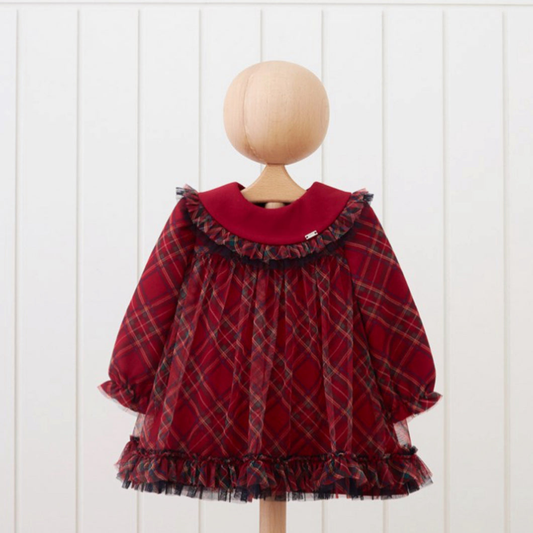 Baby Red Chiffon Dress