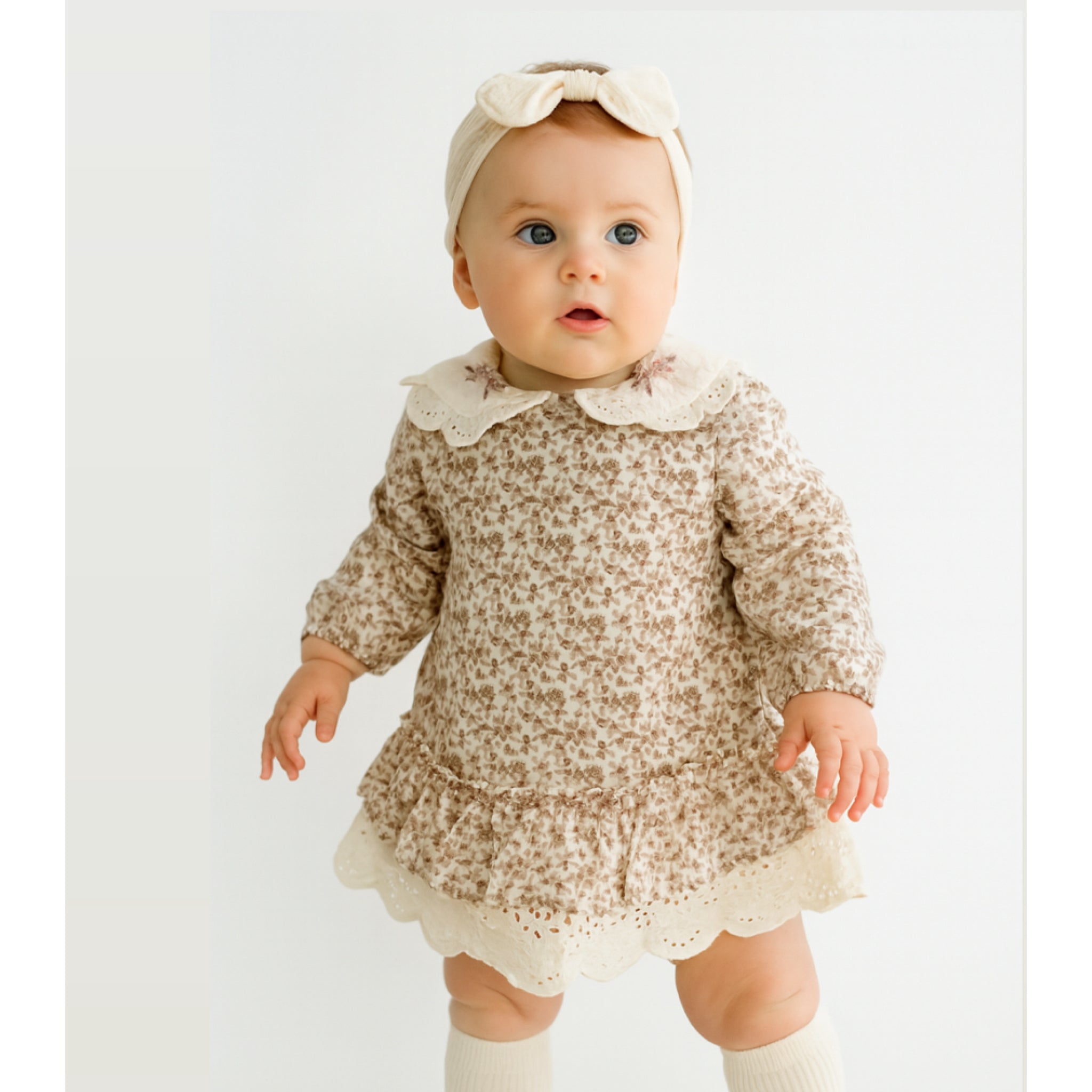 Vintage Style Baby Girls Dress | More Colours My Vintage Kid Vintage Style Baby Girls Dress | More Colours My Vintage Kid