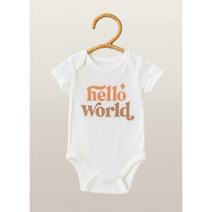 Hello World Baby Vest