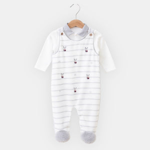 Reindeer Baby 2 Piece Dungarees Set