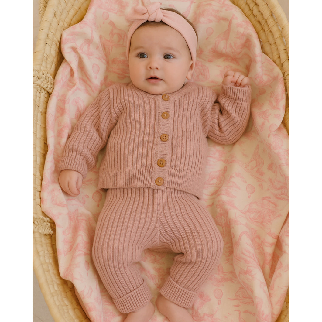 Unisex Baby Knit 2 Piece Set | Pink
