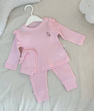Load image into Gallery viewer, Baby Girls Cotton Ribbed Set  | More Colours
