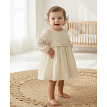 Load image into Gallery viewer, Long Sleeve Muslin Dress | Cream
