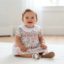 Load image into Gallery viewer, Floral Smocked Baby Dress
