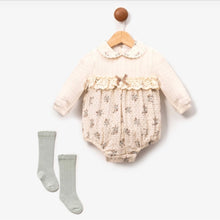 Load image into Gallery viewer, Baby Muslin Romper &amp; Socks Set
