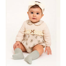 Load image into Gallery viewer, Baby Muslin Romper &amp; Socks Set
