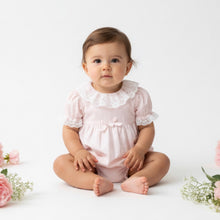 Load image into Gallery viewer, Pink Baby Girls Romper
