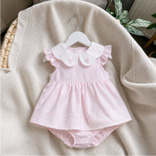Load image into Gallery viewer, Baby Ava Romper Dress | Pink
