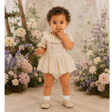 Load image into Gallery viewer, Baby Girls Ruffle Top &amp; Suspender Bloomers Set
