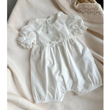 Load image into Gallery viewer, White Baby Girls Romper
