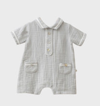 Load image into Gallery viewer, Baby Boys Muslin Romper | More Colours
