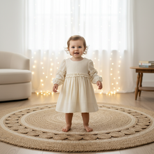 Load image into Gallery viewer, Long Sleeve Muslin Dress | Cream
