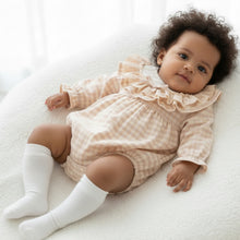 Load image into Gallery viewer, Gingham Baby Romper
