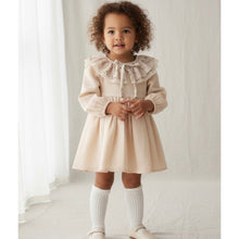 Load image into Gallery viewer, Vintage Floral Collar Baby Girls Dress
