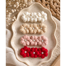Load image into Gallery viewer, Daisy Pearl Crochet Hair Clip | More Colours
