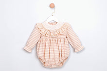 Load image into Gallery viewer, Gingham Baby Romper
