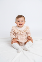 Load image into Gallery viewer, Gingham Baby Romper
