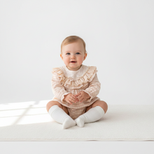 Load image into Gallery viewer, Gingham Baby Romper
